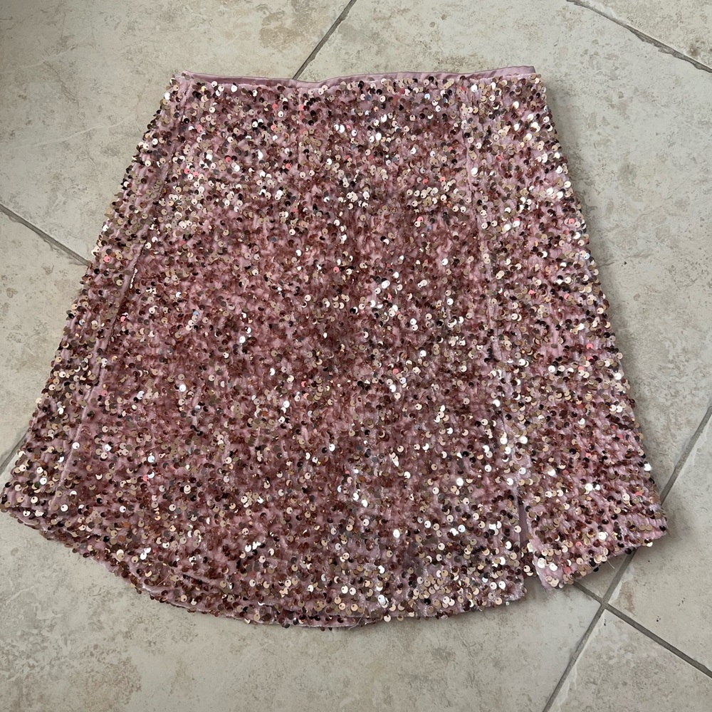 Princess Polly Glittering Pink Mini Skirt
